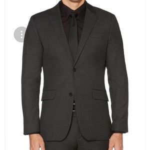 Perry Ellis Charcoal Suit Jacket. Very Slim. 36R